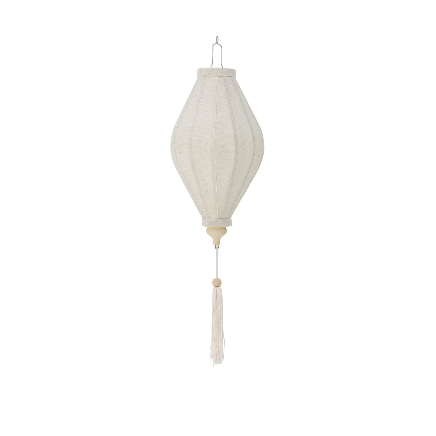 Pomp Deko H39 cm i polyester og bambus – ballonformet dekoration fra Bloomingville