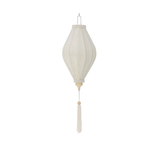Pomp Deko H39 cm i polyester og bambus – ballonformet dekoration fra Bloomingville