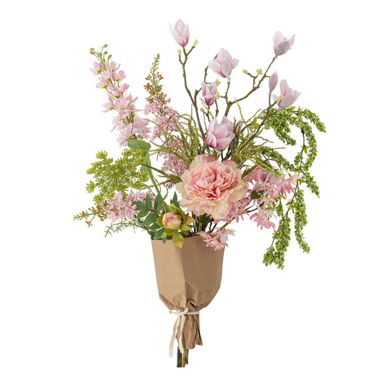 Breeze buket 40xH138 cm i kunstige blomster – rosa dekorationsbuket fra Bloomingville