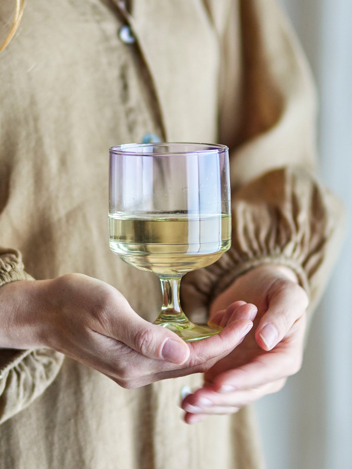 Bloomingville Luciana Drikkeglas – Multifarvet Glas, Sæt af 6