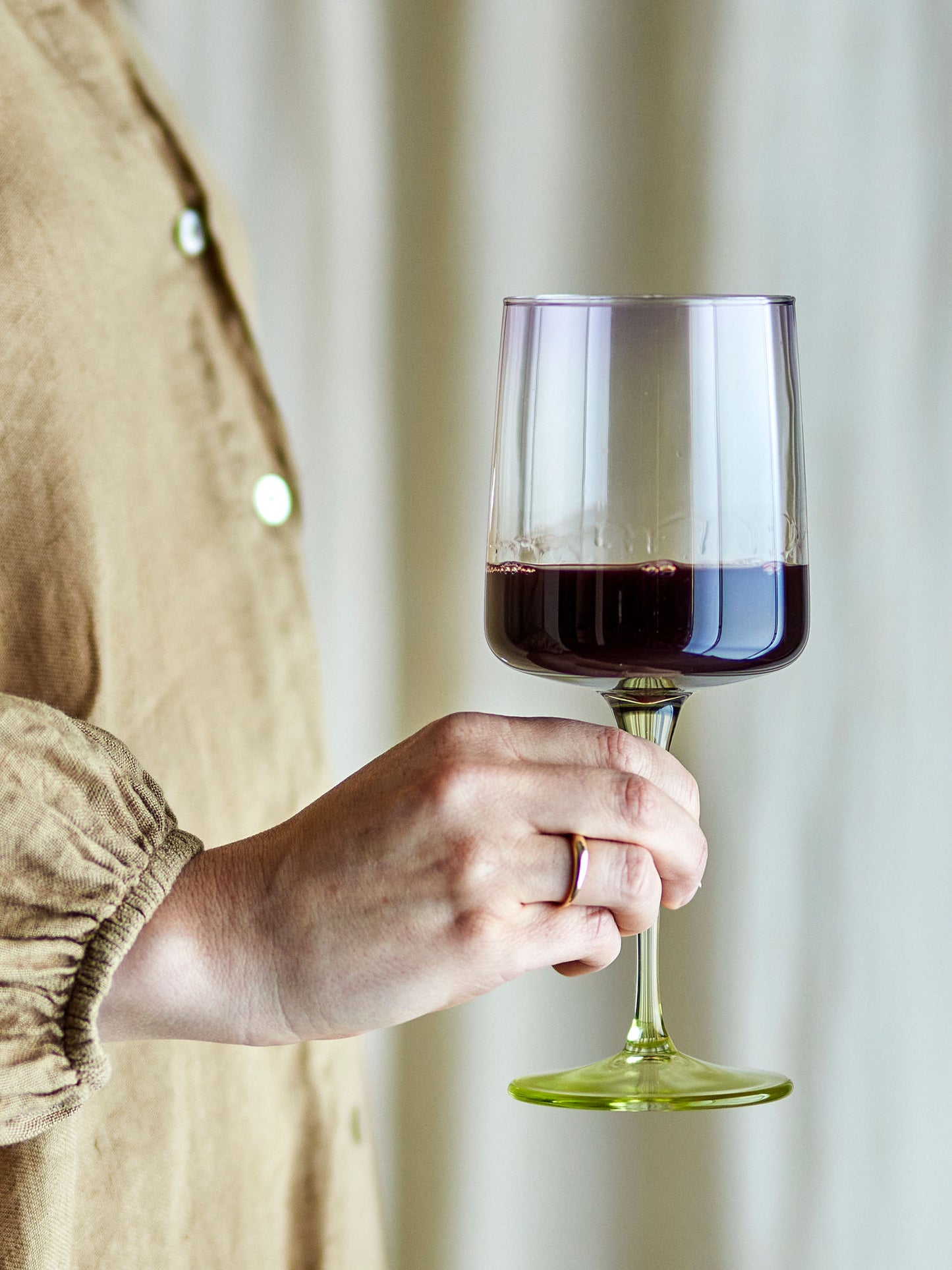 Bloomingville Luciana Vinglas – Multifarvet Glas, Sæt af 6
