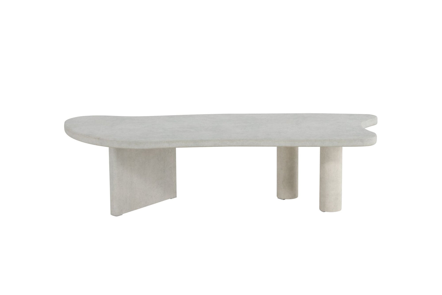 Venture Home Polle Sofabord i betonlook – Moderne Design i Lysegrå