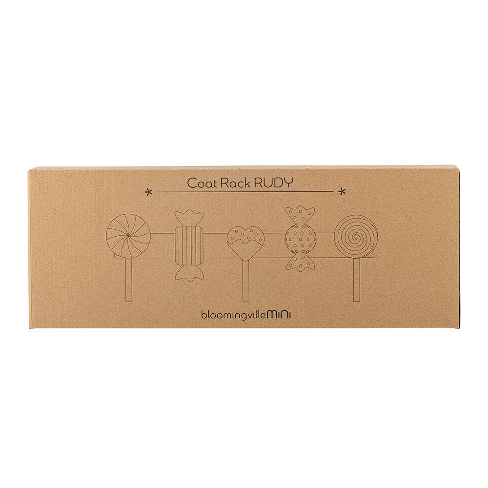 Bloomingville MINI Rudy Knagerække, Brun, FSC®100%, MDF