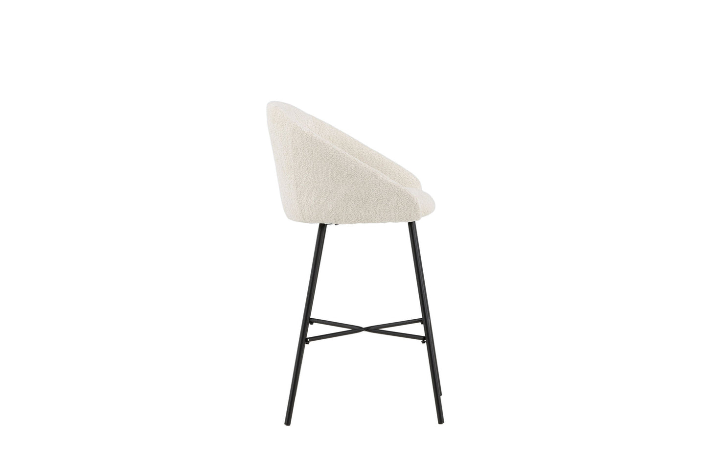 Velvet Barstol 2-Pak – Hvid Teddy | Venture Home