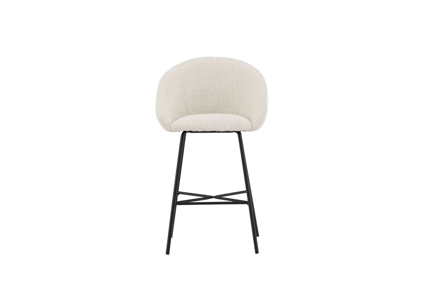 Velvet Barstol 2-Pak – Hvid Teddy | Venture Home