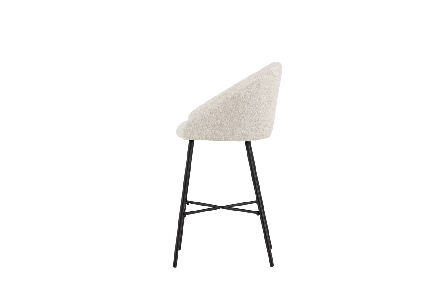 Velvet Barstol 2-Pak – Hvid Teddy | Venture Home