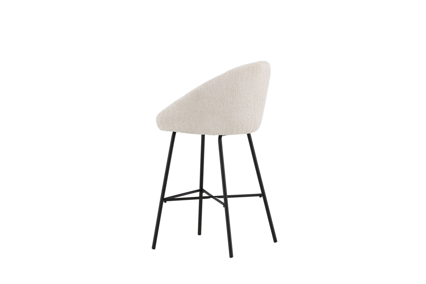 Velvet Barstol 2-Pak – Hvid Teddy | Venture Home
