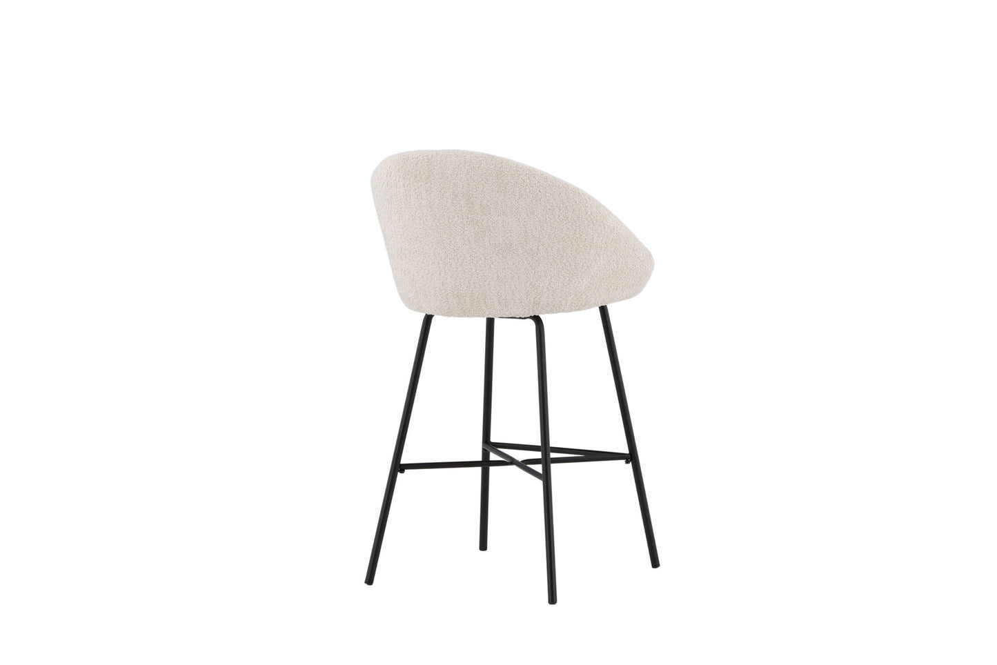 Velvet Barstol 2-Pak – Hvid Teddy | Venture Home