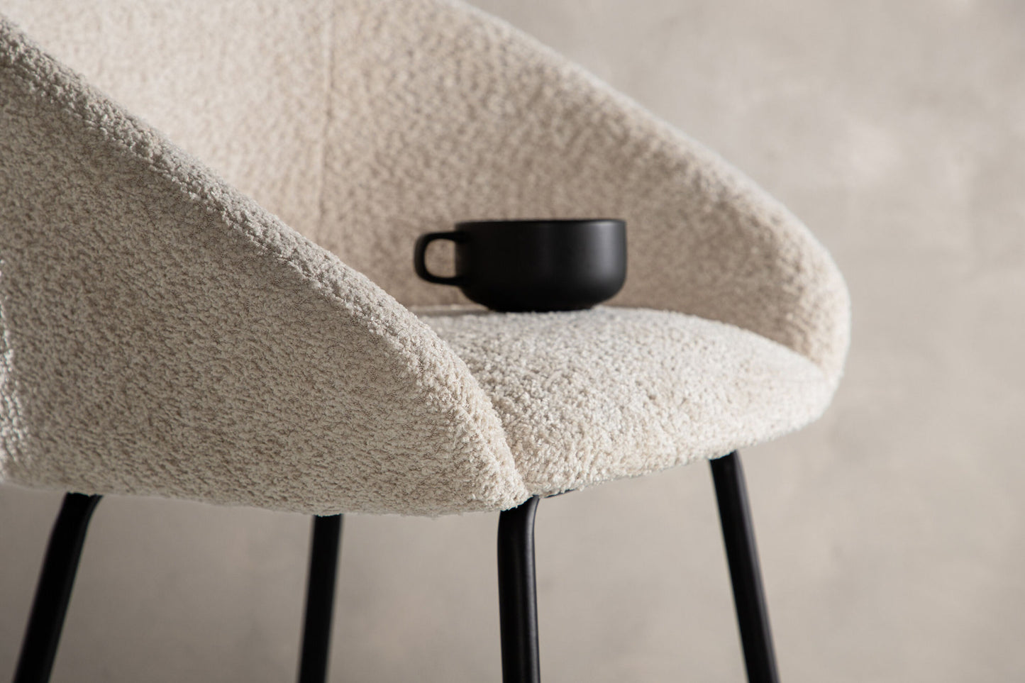 Velvet Barstol 2-Pak – Hvid Teddy | Venture Home