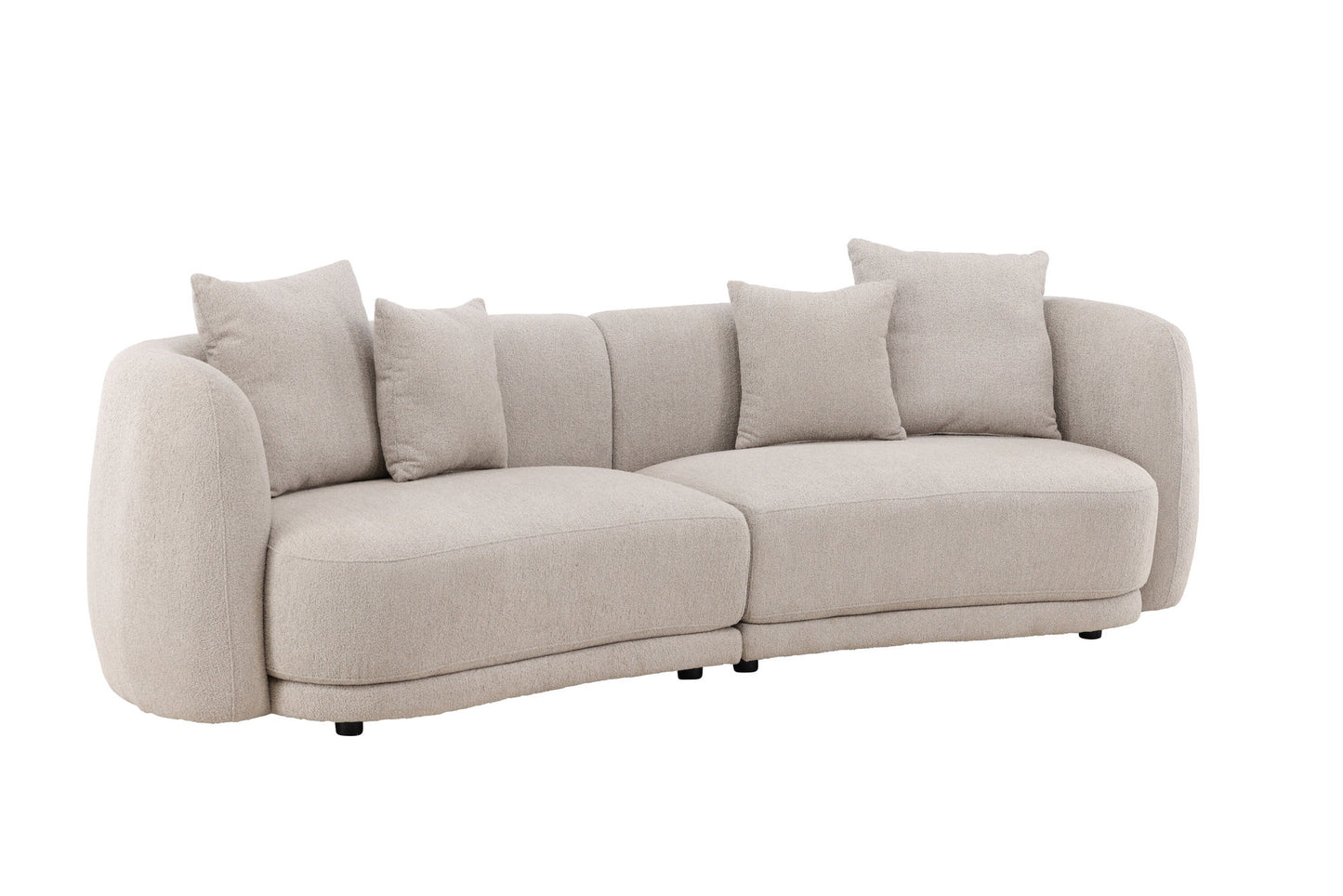 Venture Home Cielo 3-personers Sofa - Beige Boucle