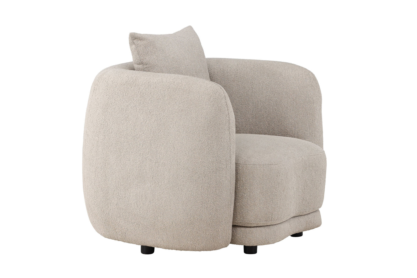 Venture Home Cielo 1-Seat Sofa - Beige Boucle