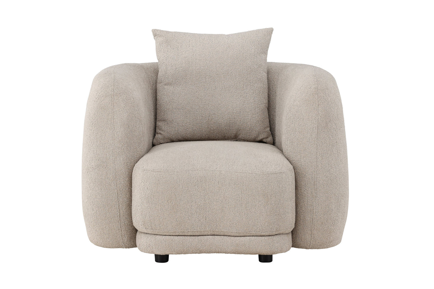 Venture Home Cielo 1-Seat Sofa - Beige Boucle