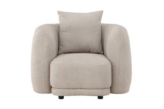 Venture Home Cielo 1-Seat Sofa - Beige Boucle