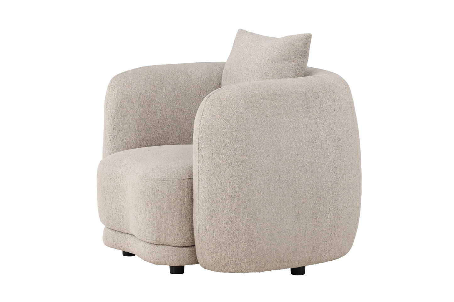 Venture Home Cielo 1-Seat Sofa - Beige Boucle