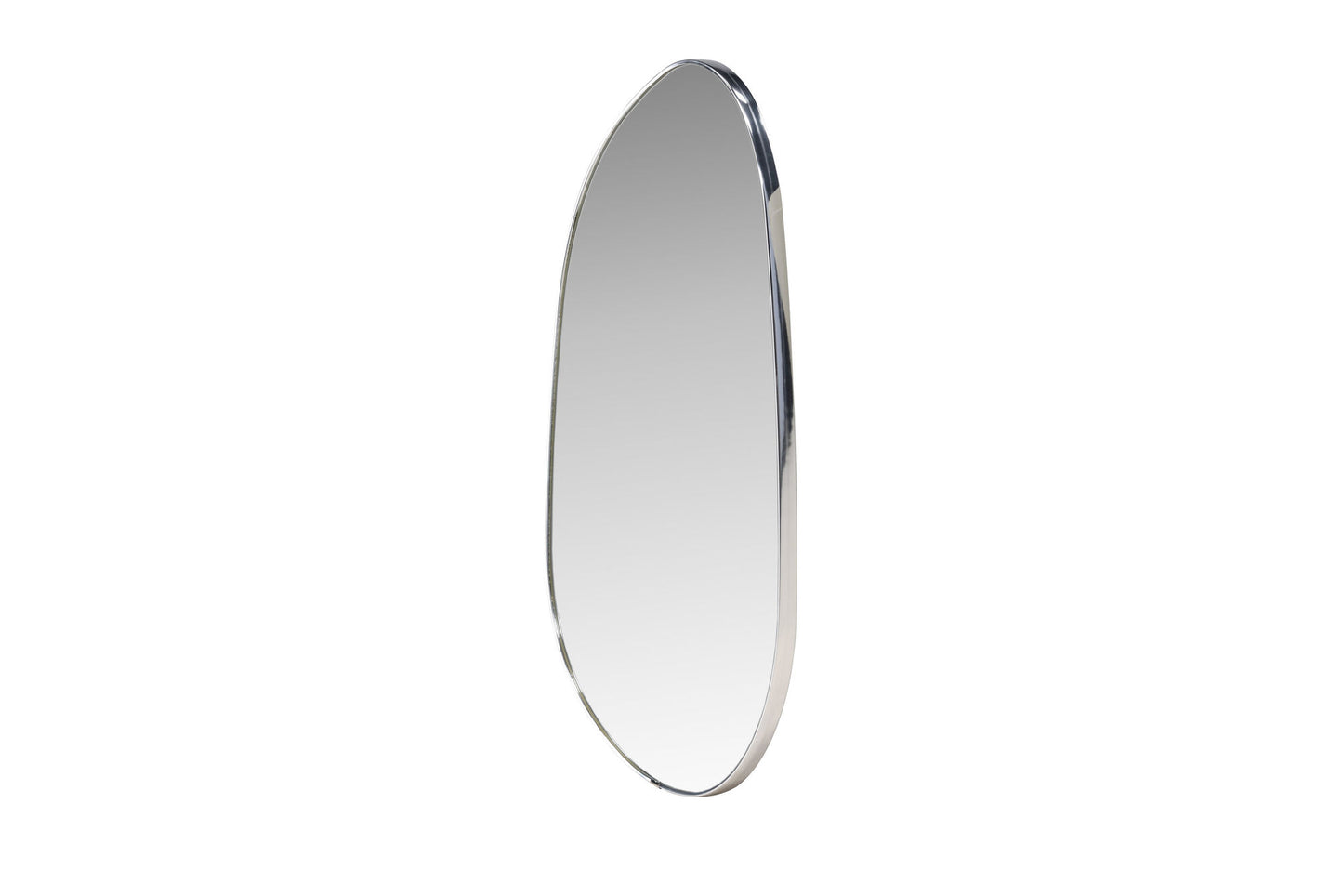 Askersund Spejl 65x40 cm – Sølvfarvet Aluminium