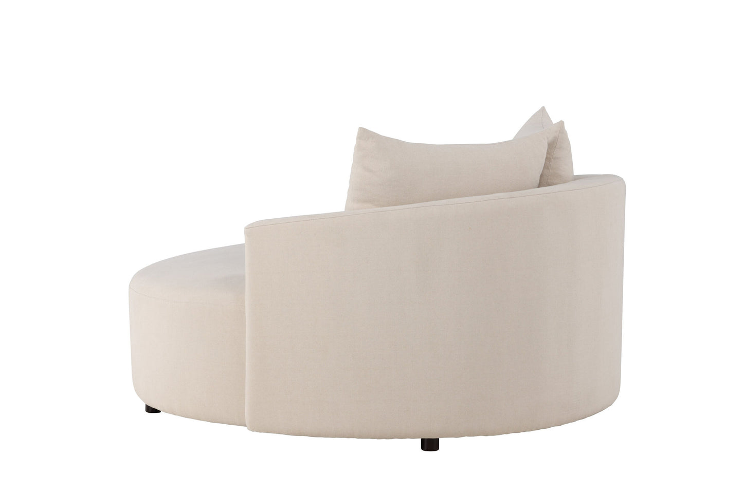 Kelso Runde Sofa – Beige | Elegant Linned & Moderne Design