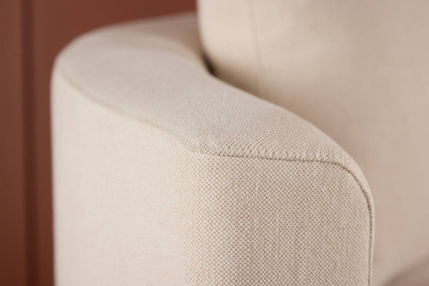 Kelso Runde Sofa – Beige | Elegant Linned & Moderne Design