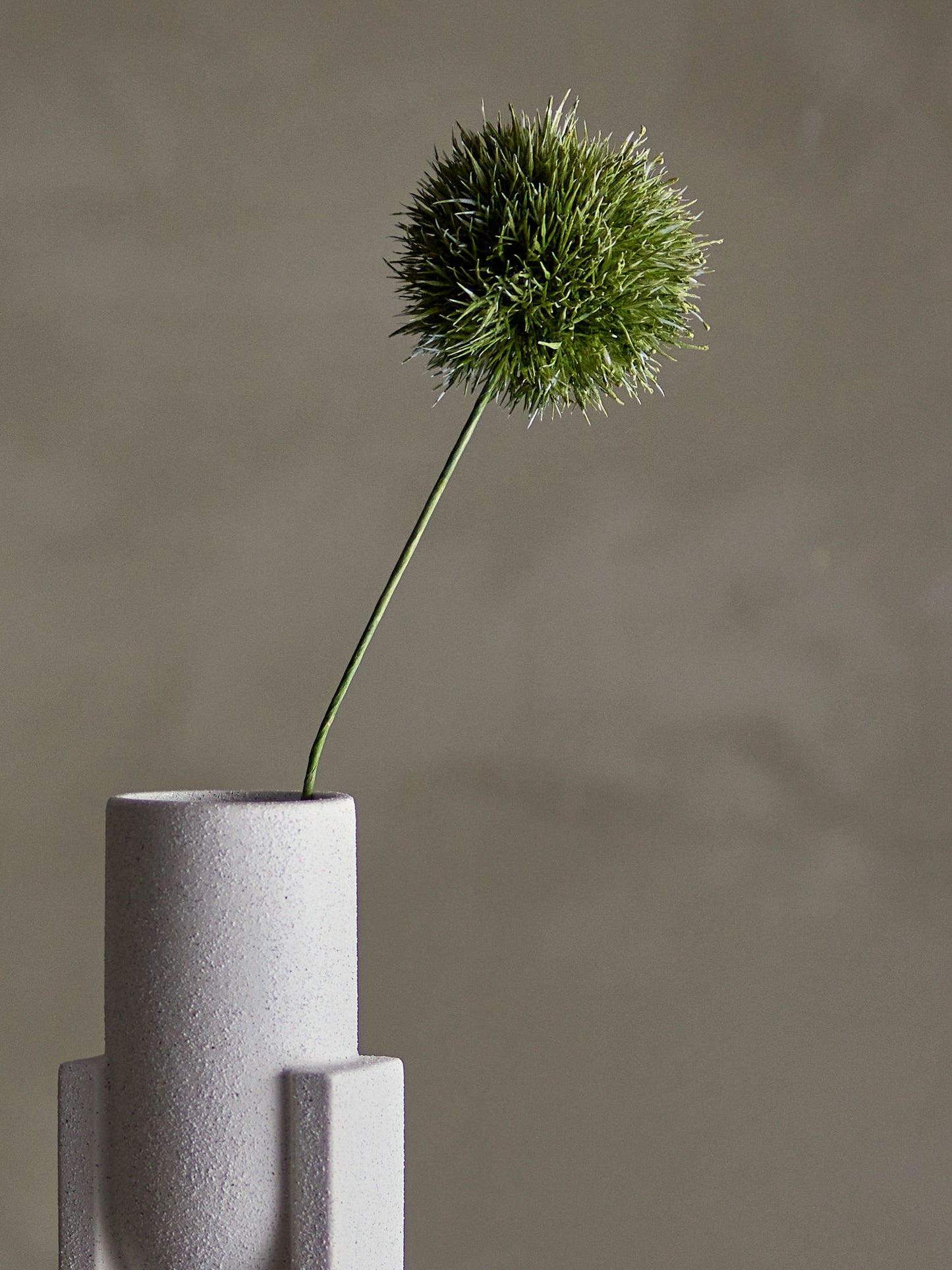 Bloomingville - Salome Vase – Hvid Stentøj, Grafisk Design