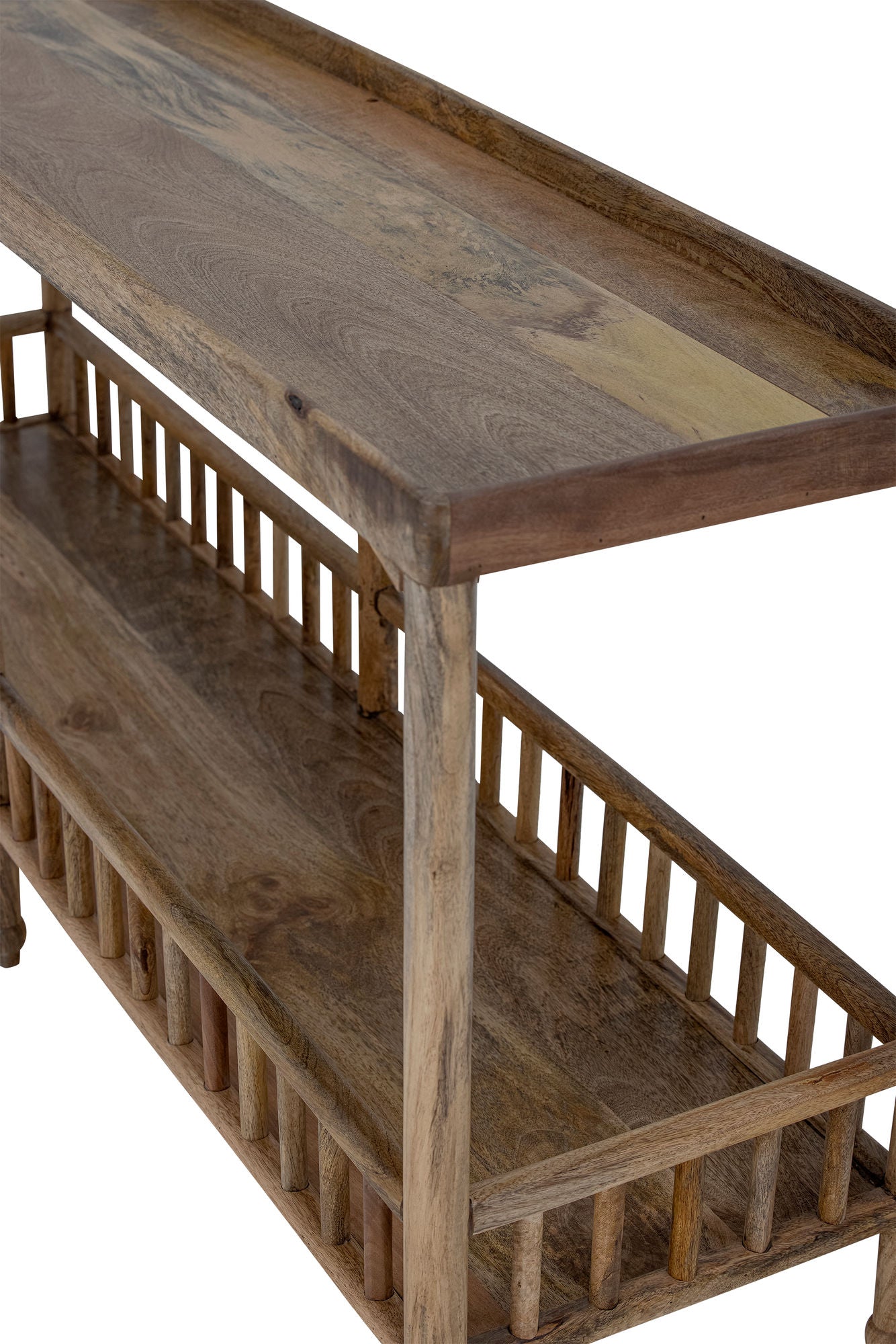 Sali Konsolbord Natur – FSC® 100% Mango med Elegant Hylde