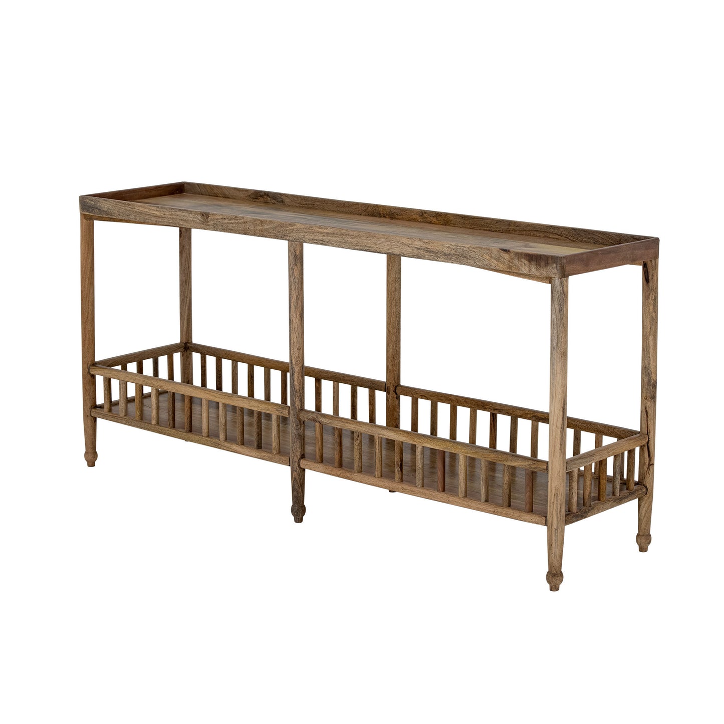 Sali Konsolbord Natur – FSC® 100% Mango med Elegant Hylde