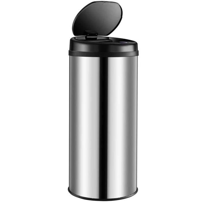 KITCHEN MOVE ARTIC Automatisk køkken affaldsspand - Rustfrit stål - Sølv - 50L