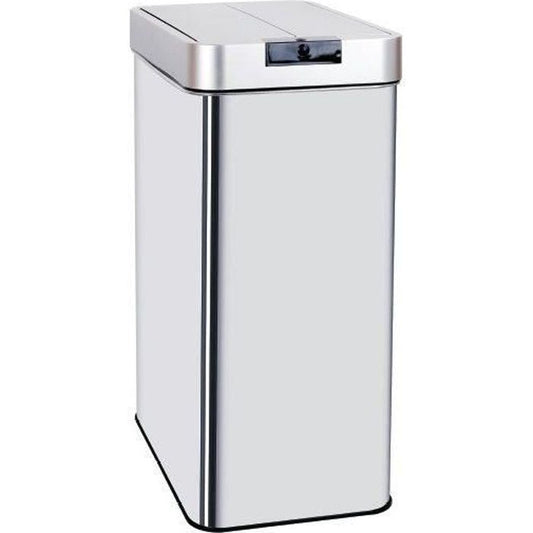 KITCHEN MOVE Automatisk affaldsspand SILVERLAKE - 60L - Rustfrit stål med remband
