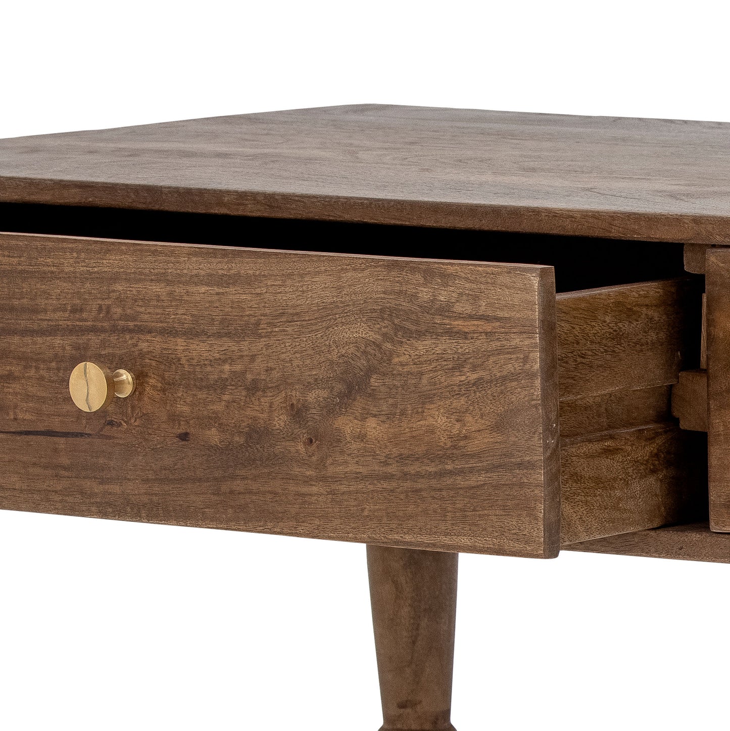 Betton Konsolbord Brun – FSC® 100% Mango med 2 Skuffer