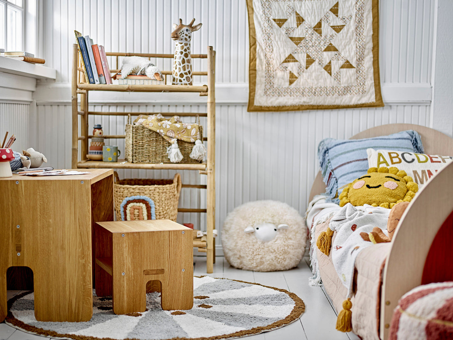 Bloomingville MINI Charli Bed, Brun, MDF