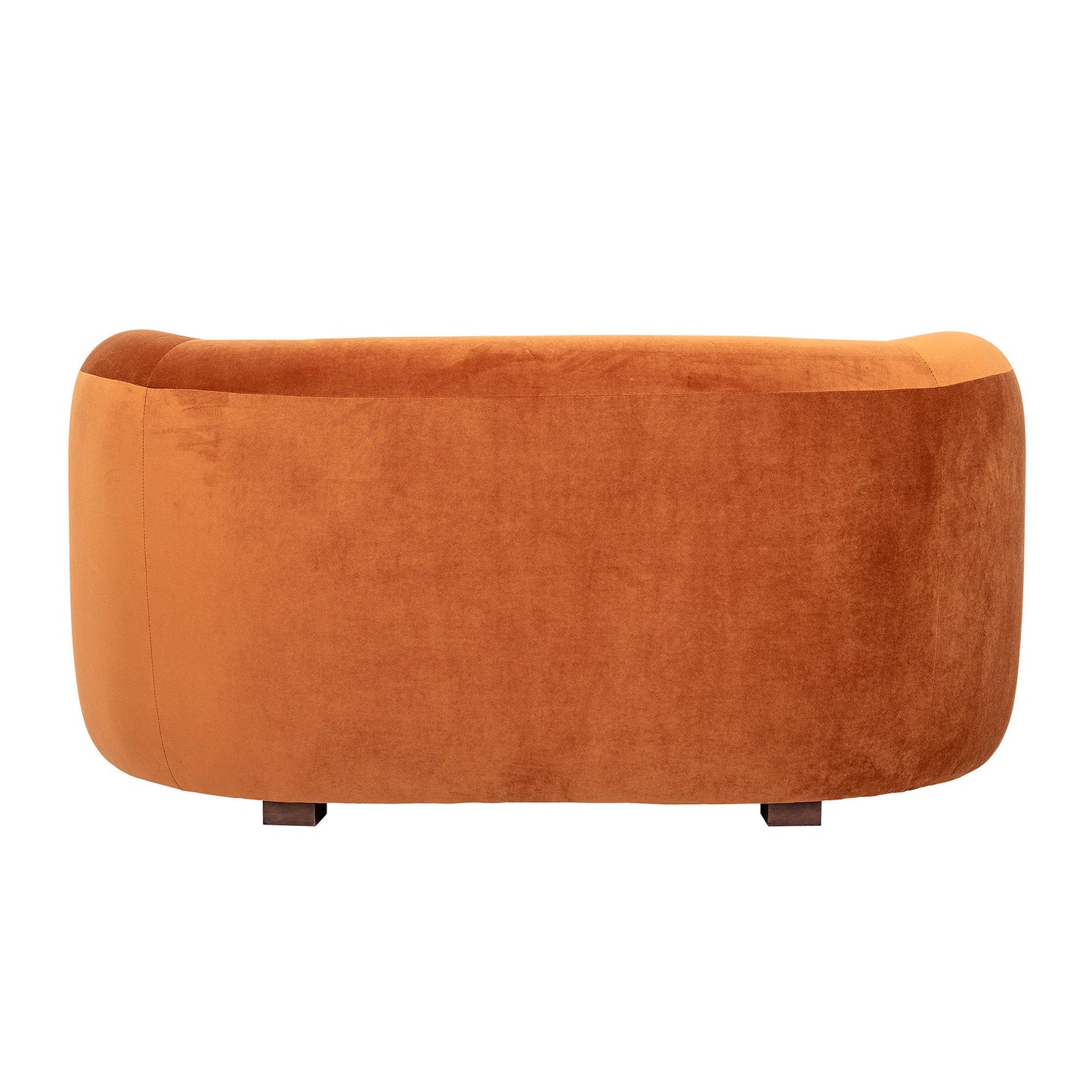 Malala 2 pers. Sofa- Orangebrun, Genanvendt Polyester