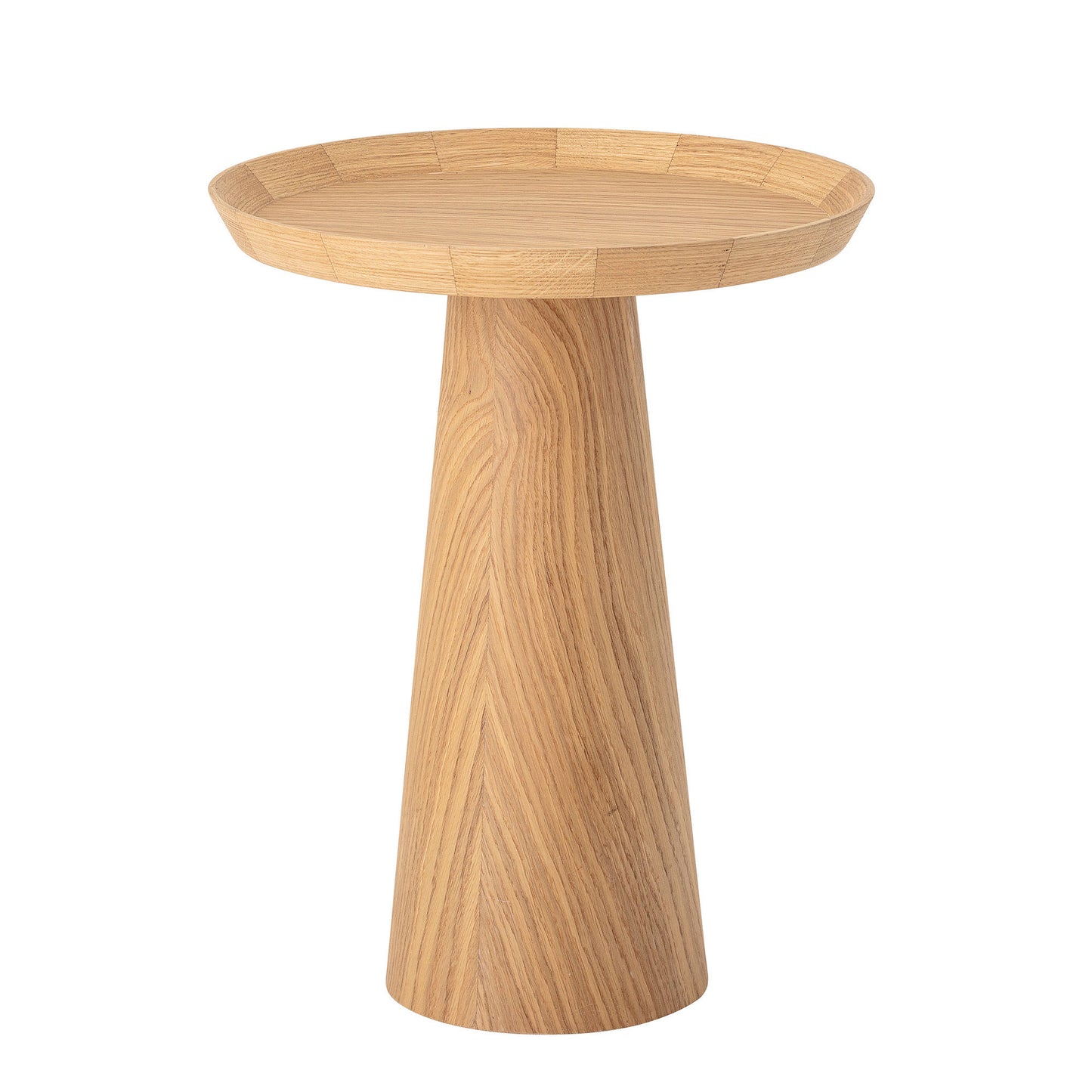 Luana Sidebord i Egefiner – Bloomingville Rundt Sidebord med Elegant Kant (D44 x H55 cm)