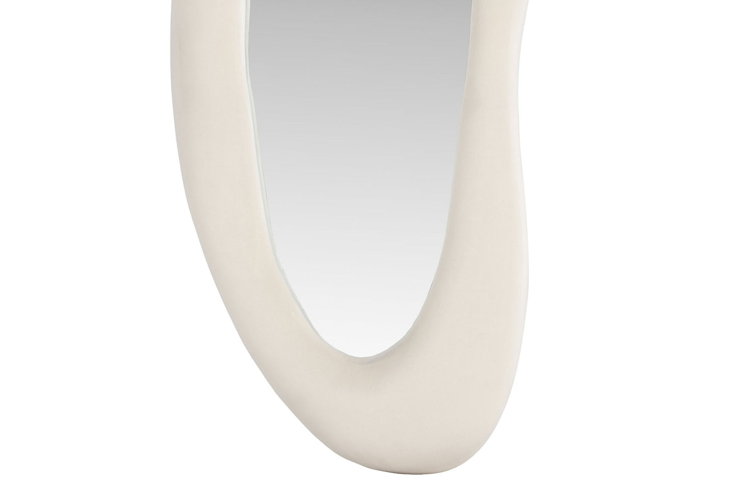 Venture Home Louisville Spejl 66x185 cm - MDF med Beige stof / Klar Glas