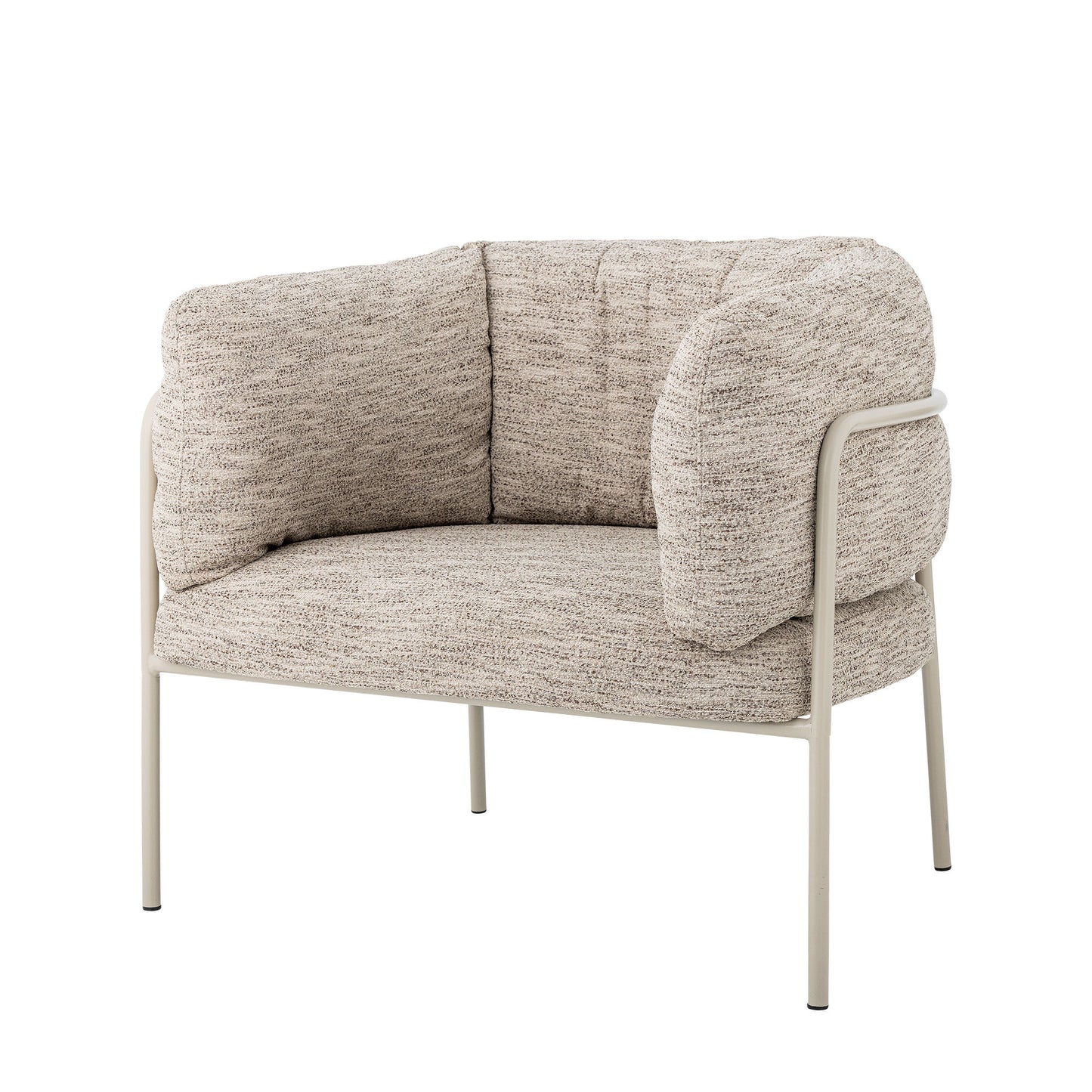 Bloomingville Karel Loungestol – FSC®-certificeret Plywood & Gråt Tekstil