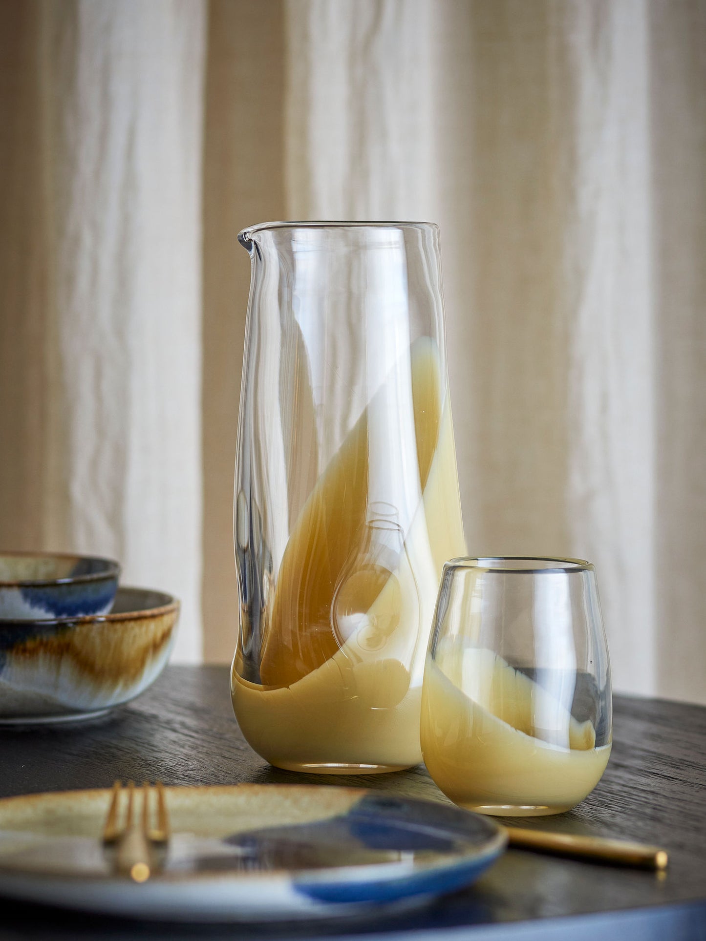 Bloomingville - Ballard Kande – Klar Glas med Gylden Bund