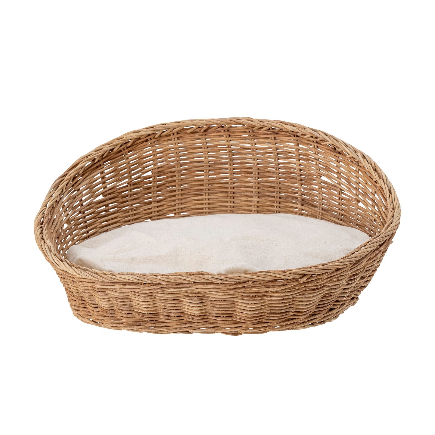 Tille kattekurv 40x30xH20 cm i rattan – natur kattekurv fra Bloomingville