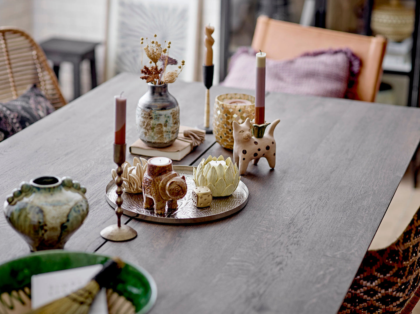 Maldon Spisebord i Mørkebrunt Egetræ – 200 cm | Bloomingville