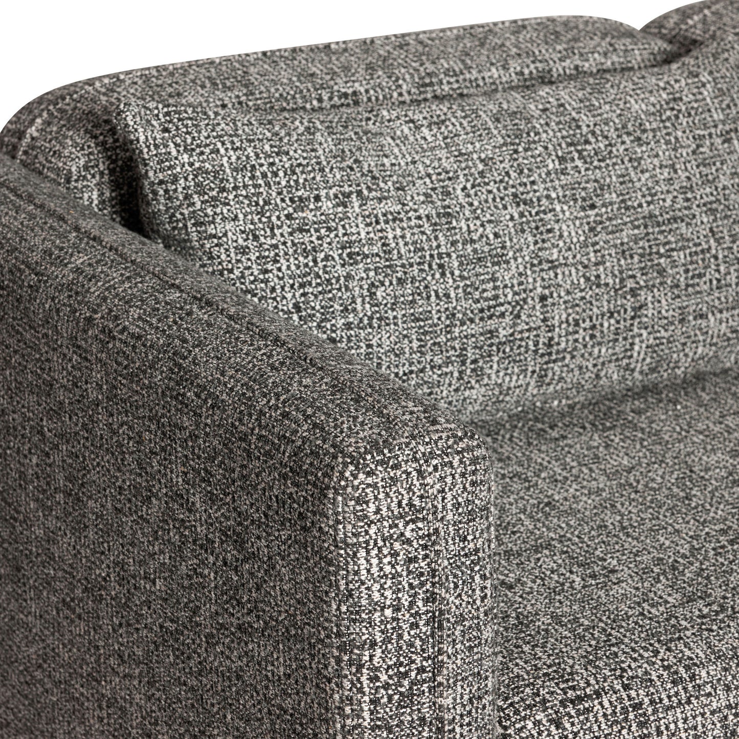 Hübsch Soba 2-personers Sofa – Mørkegrå Melange, Blød og Komfortabel
