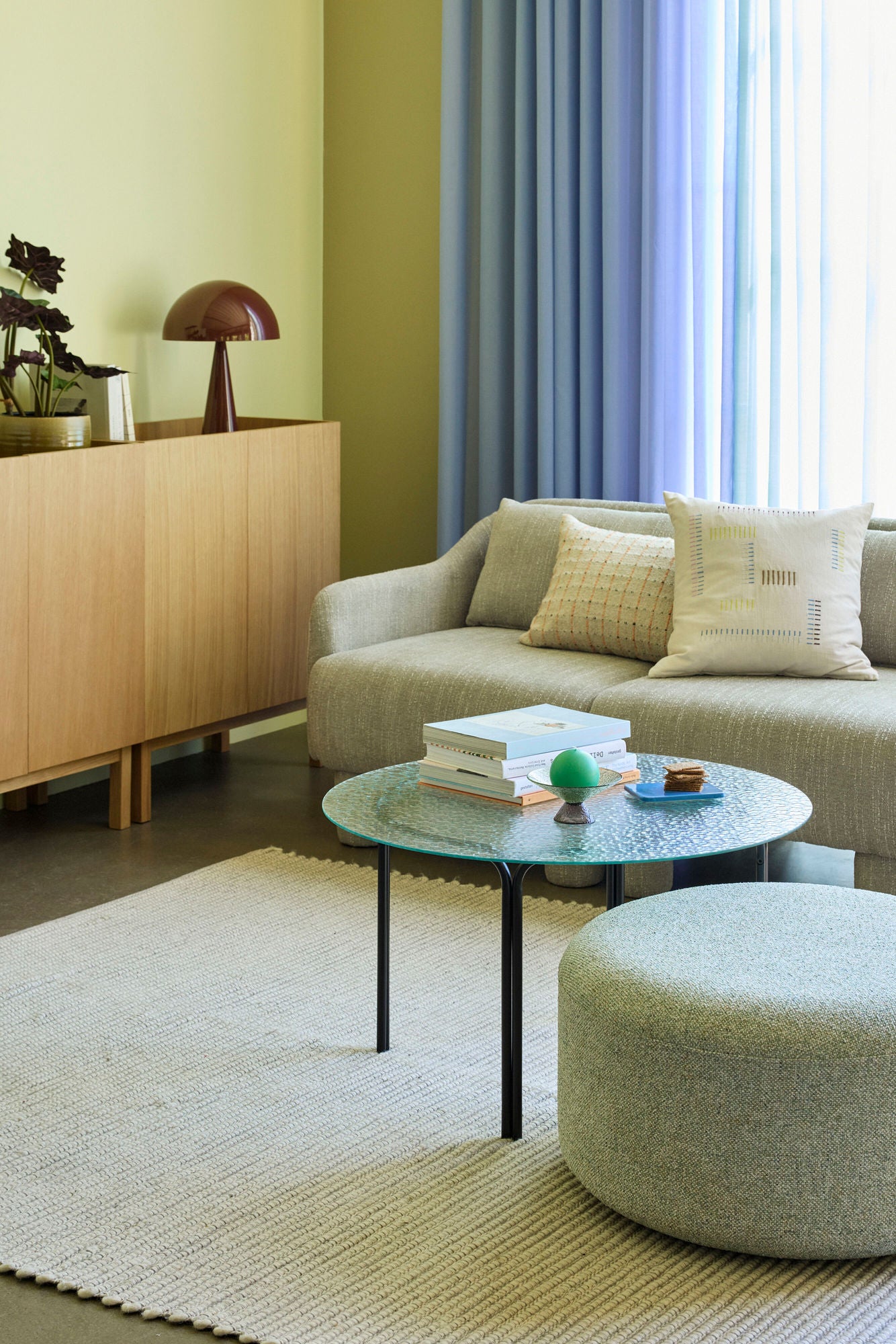 Hübsch Elegance Sofa - Lysegrøn