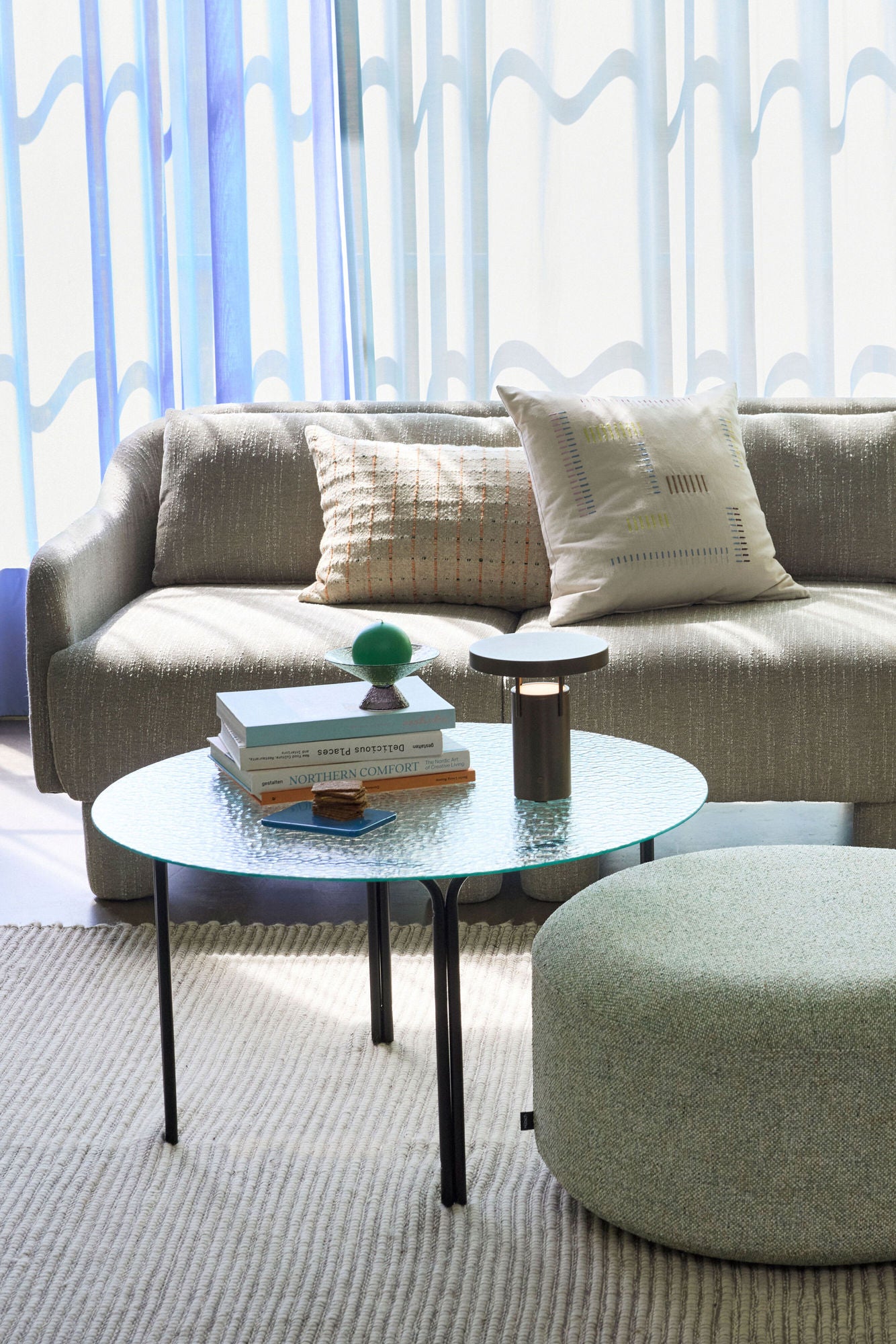 Hübsch Elegance Sofa - Lysegrøn