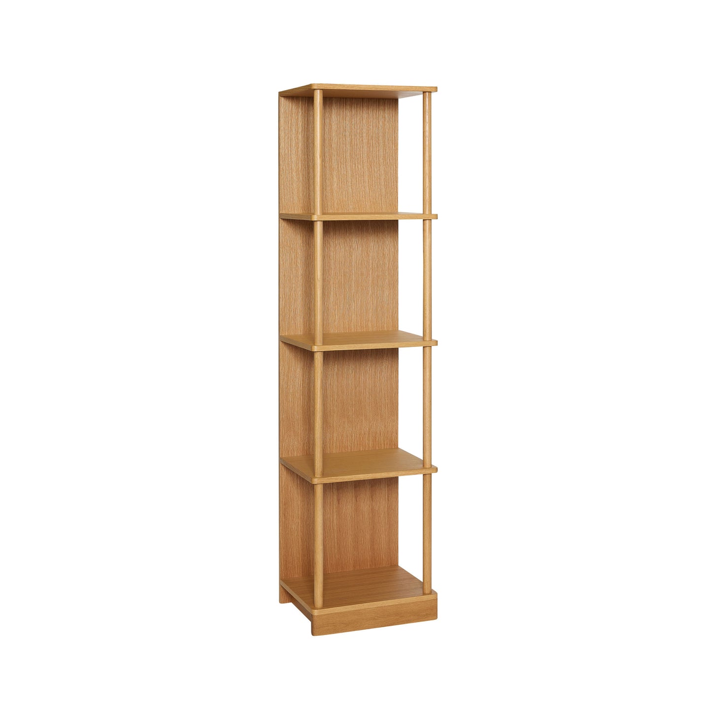 Hübsch Noblesse Reol – FSC® Egetræ, Slank og Elegant