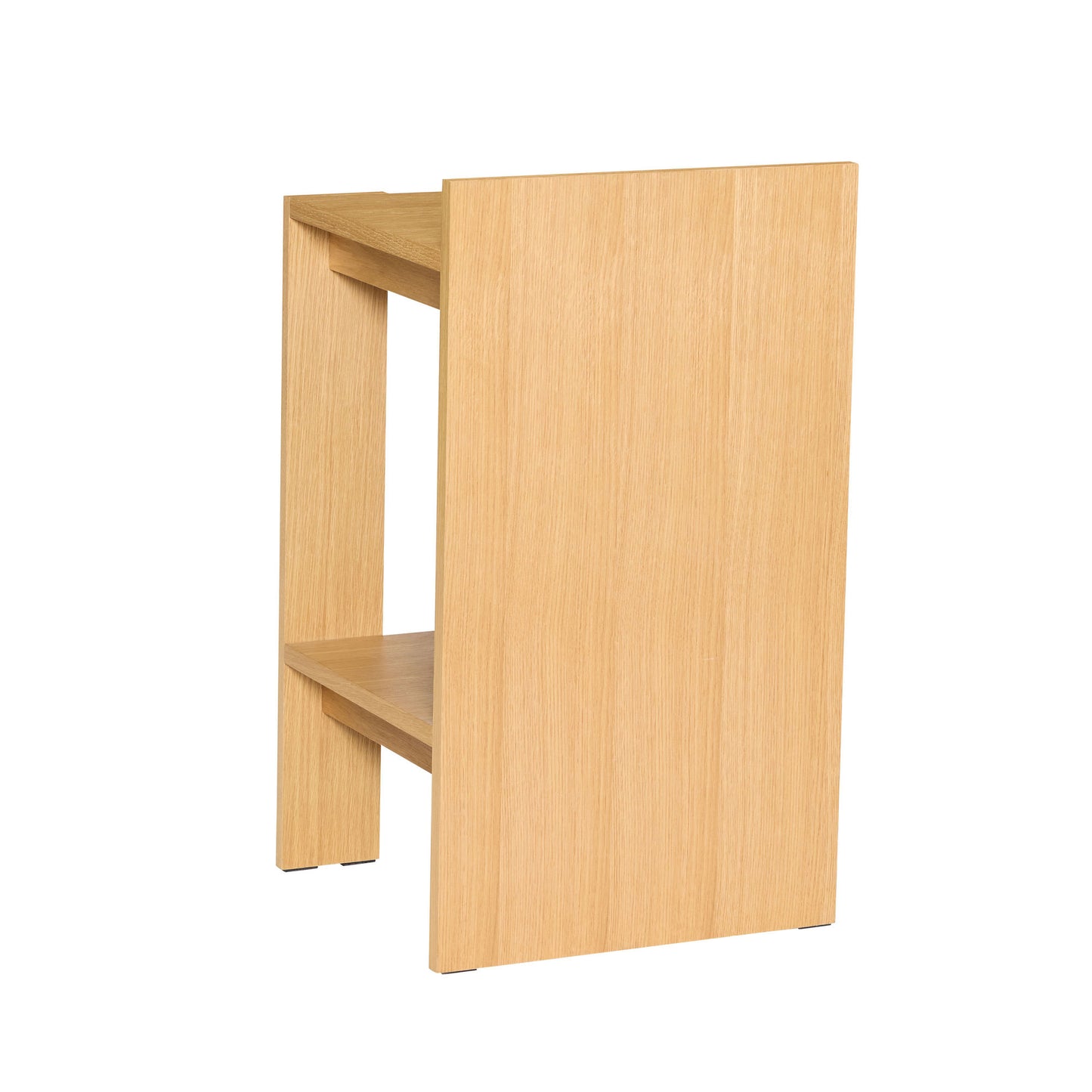 Hübsch Merge sengebord 42x37xH70 cm – FSC-certificeret egetræsfiner