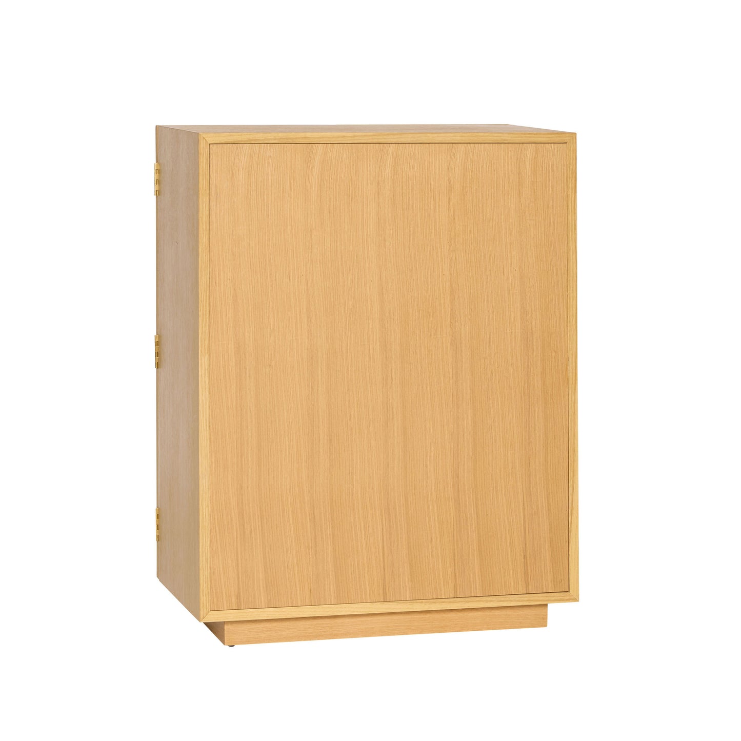 Hübsch Mae Skab 70x39xH90 cm – FSC-certificeret egetræ med glasdøre