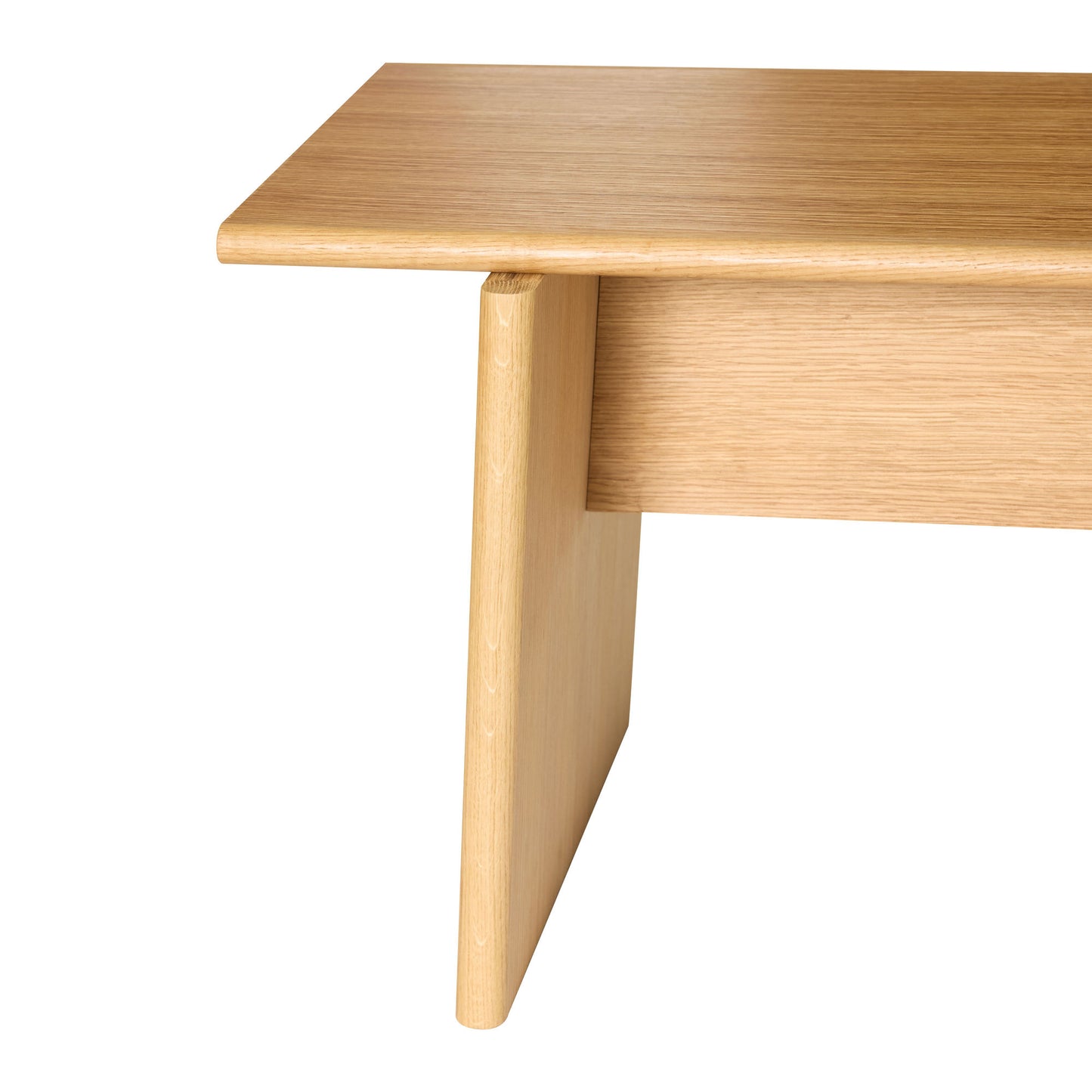 Hübsch Spisebænk i egetræ 180x44xH48 cm – FSC-certificeret træbænk i natur
