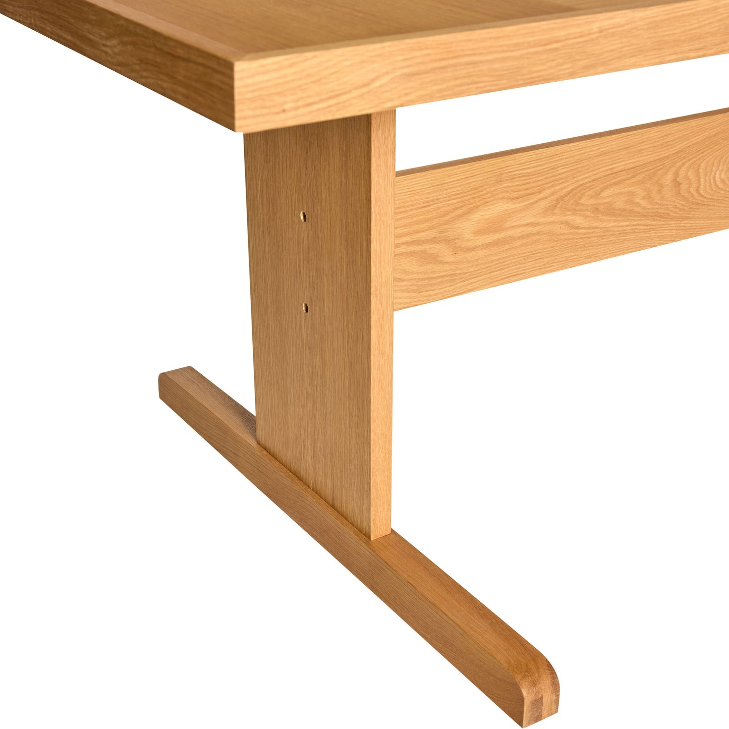 Hübsch Skak spisebord 195x95xH74 cm – FSC-certificeret egetræ med skakbræt-finer