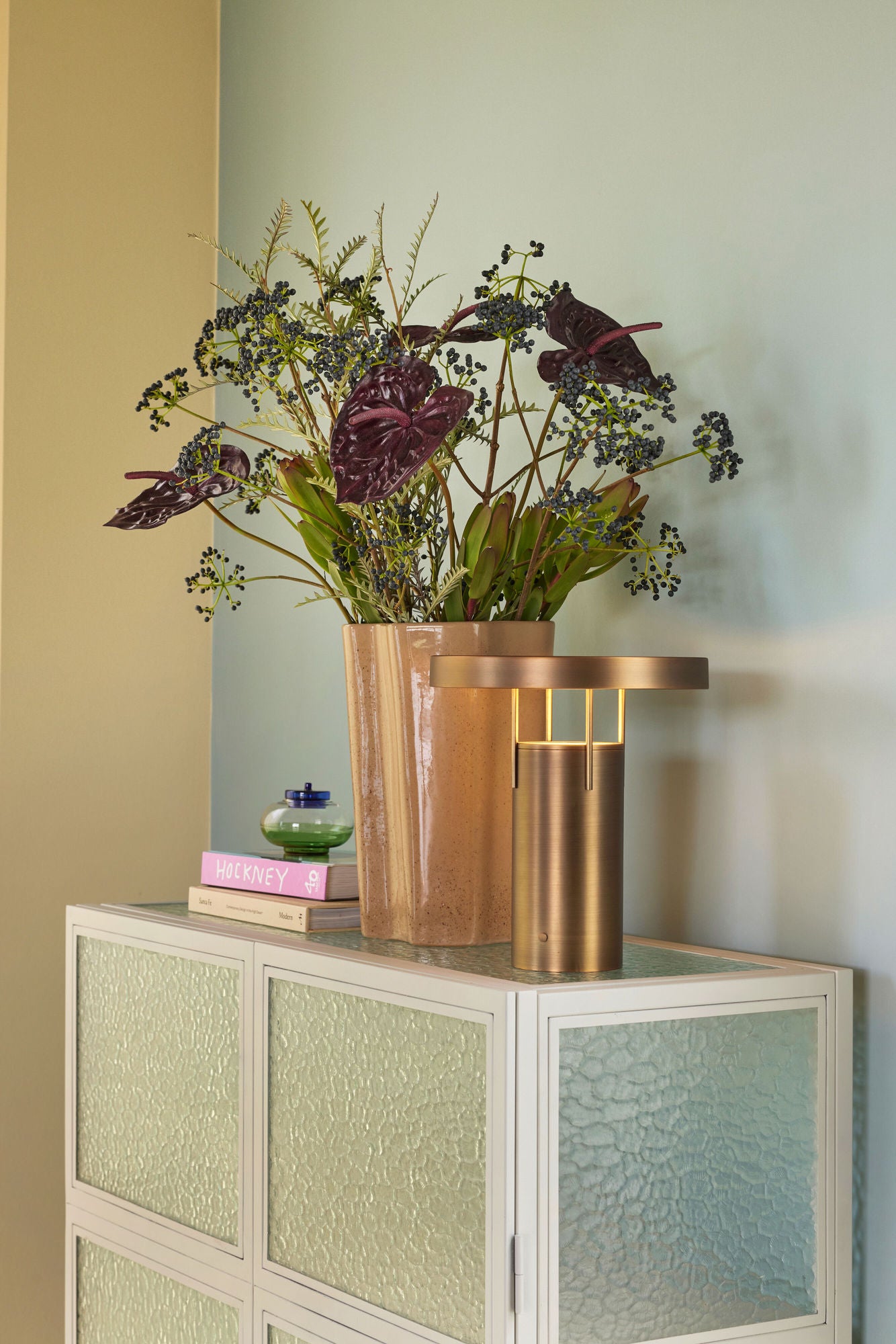 Hübsch BringMe Transportabel Lampe Bruneret Messing