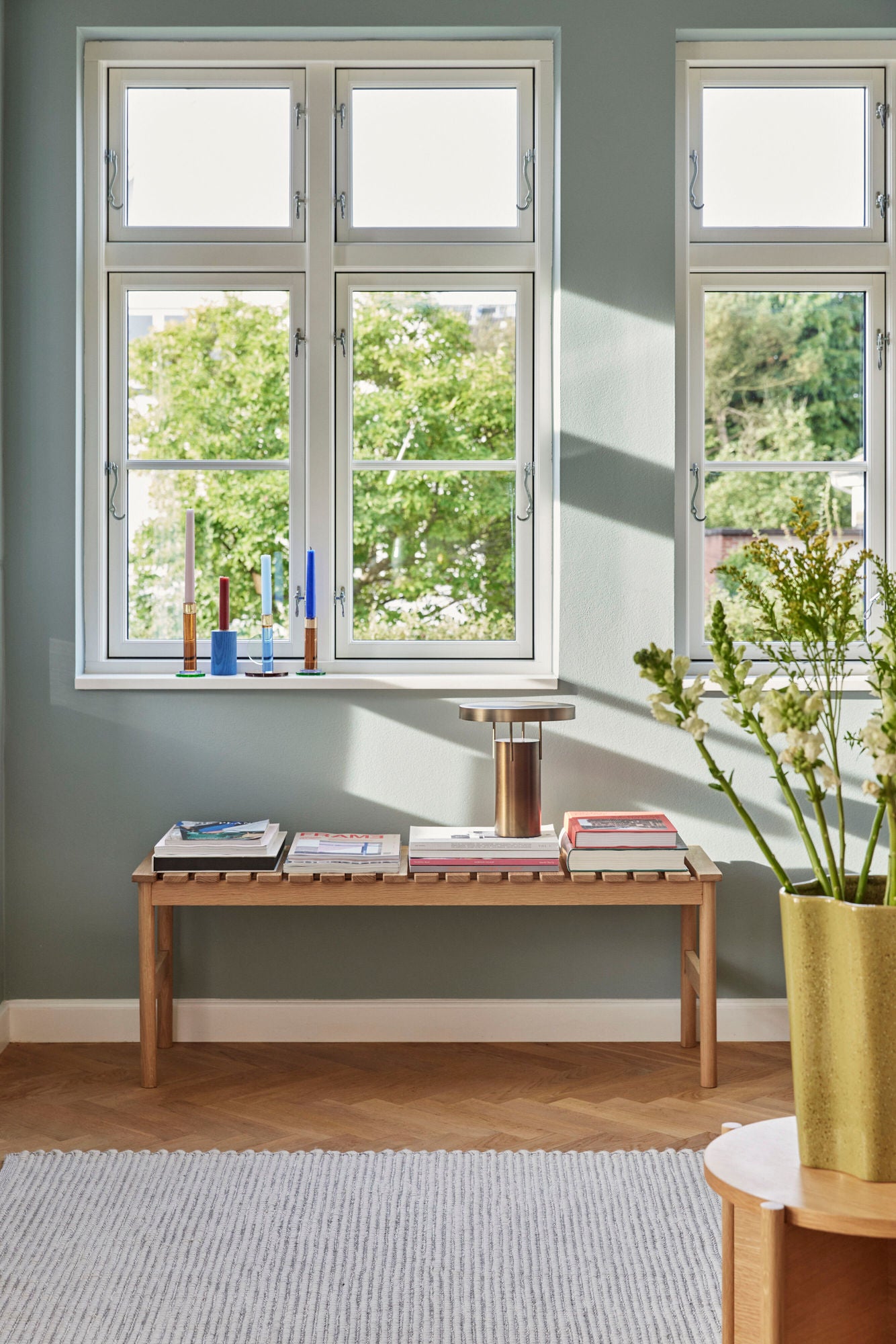 Hübsch BringMe Transportabel Lampe Bruneret Messing