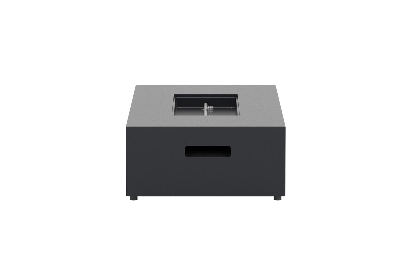 Kea Rektangulær Fire Pit i Sort – Venture Design Udendørs Gasbålsted (W137 x D68 x H30 cm)