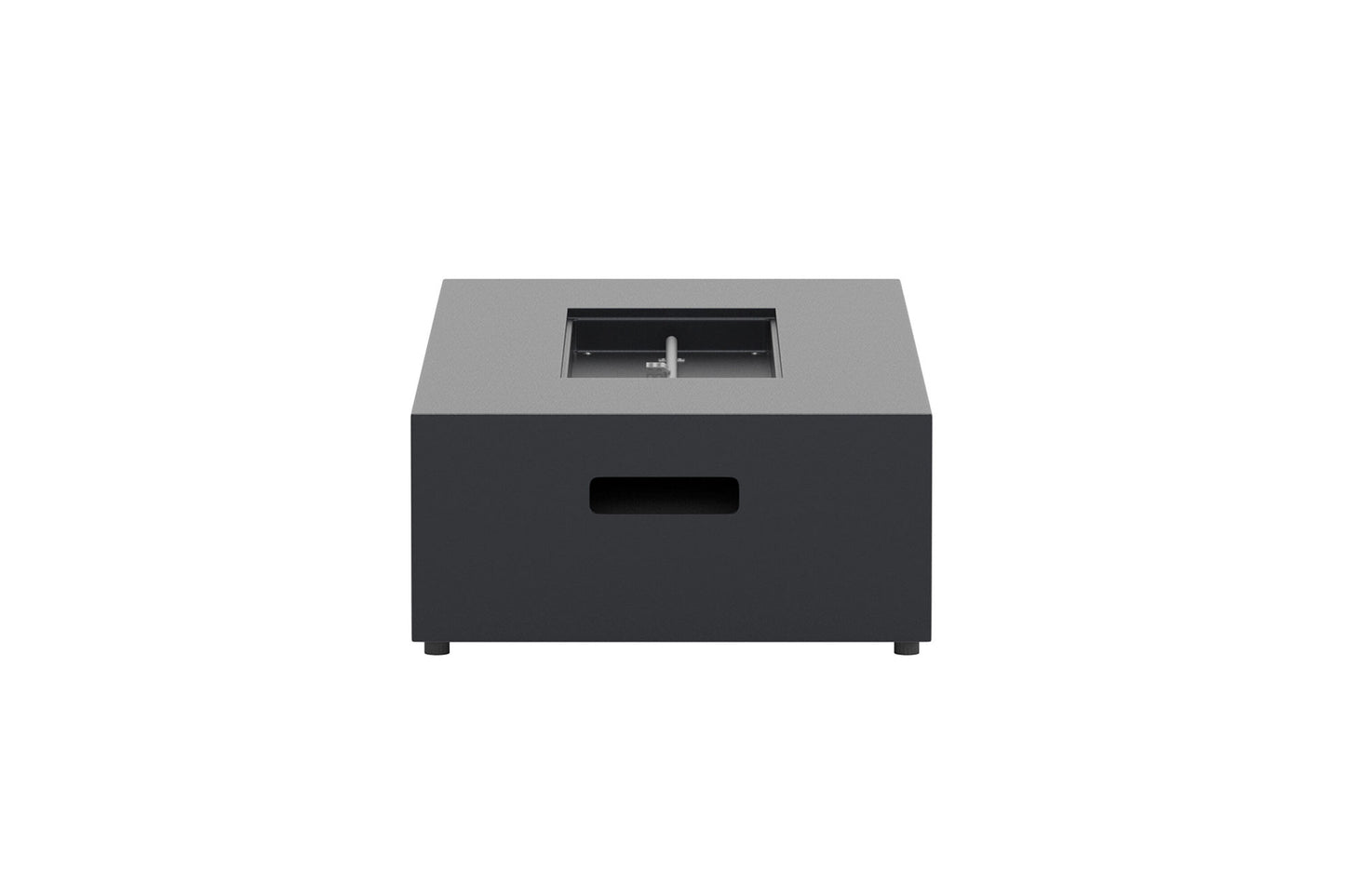 Kea Rektangulær Fire Pit i Sort – Venture Design Udendørs Gasbålsted (W137 x D68 x H30 cm)