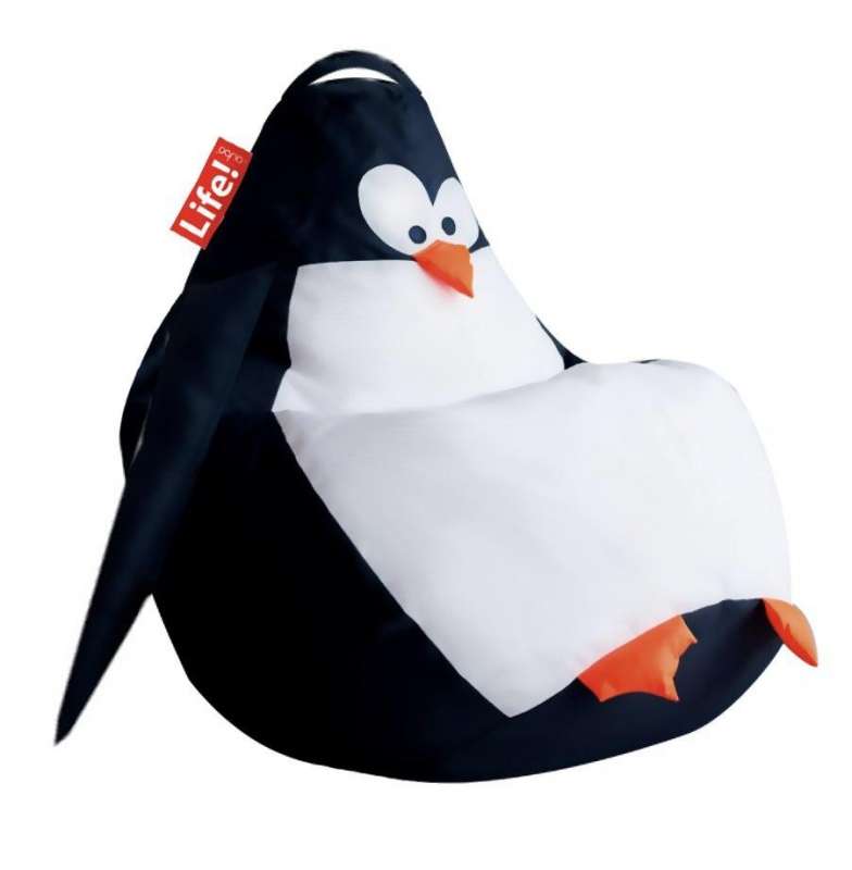 Penguin Børne Sækkestol – Blackberry POP FIT