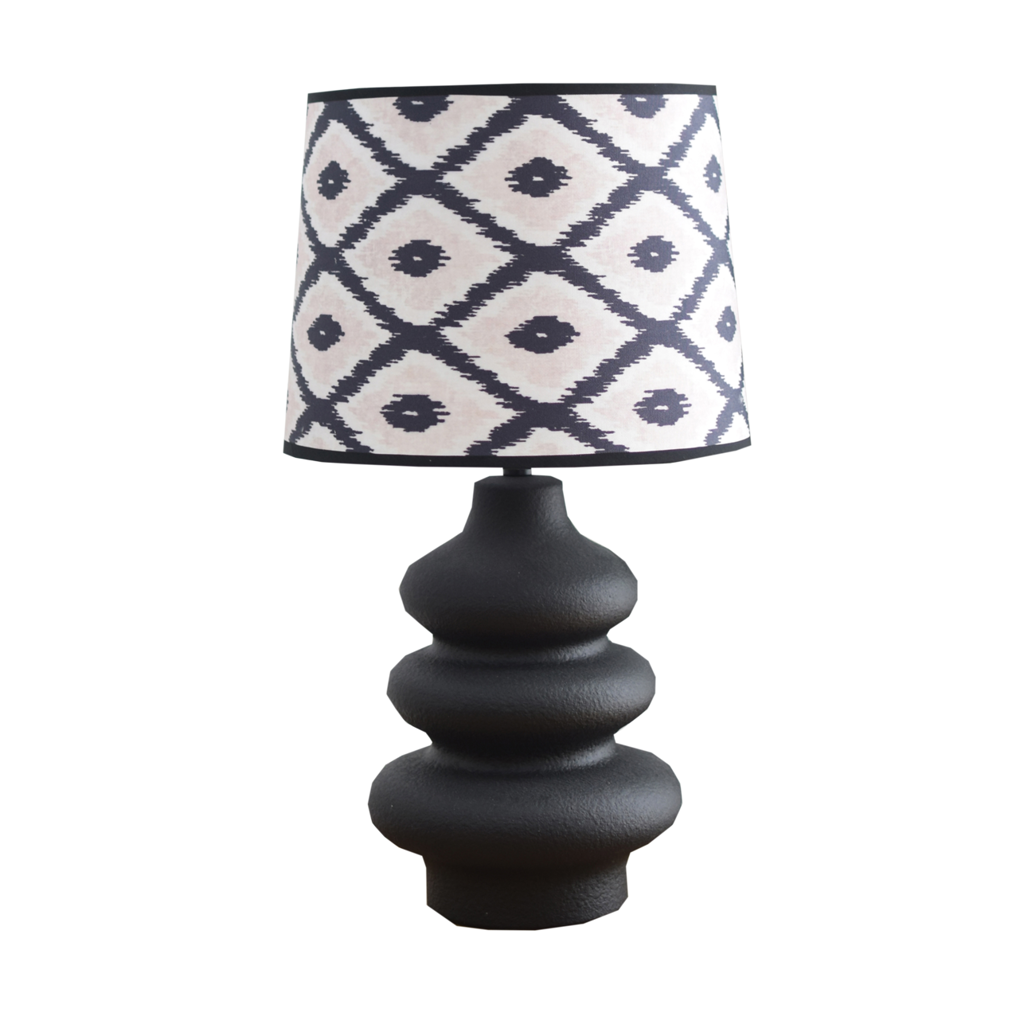 Housevitamin Flow Bordlampe - Keramik - Sort - E27 - 20x20x27cm