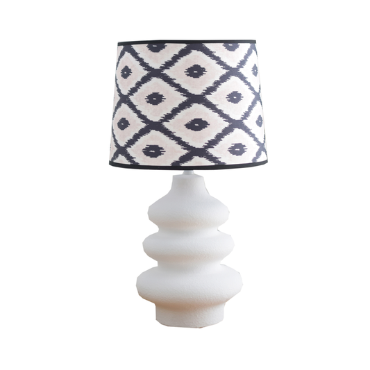 Housevitamin Flow Bordlampe - Keramik - Hvid - E27 - 20x20x27cm